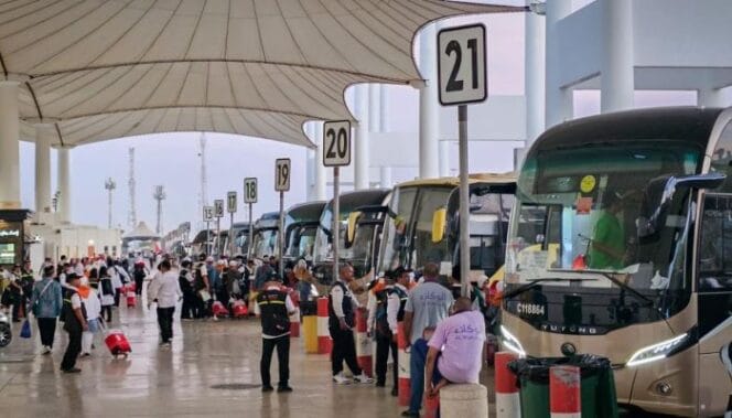 
Ilustrasi: Bus Jamaah Haji (Foto : MUI)