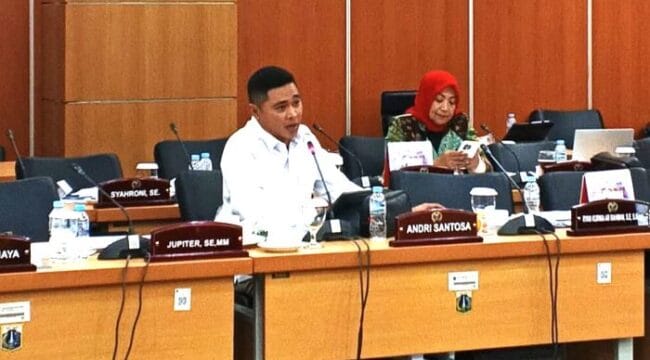  Anggota DPRD DKI Jakarta dari Fraksi Partai Golkar, Andri Santosa (Foto; Itst)