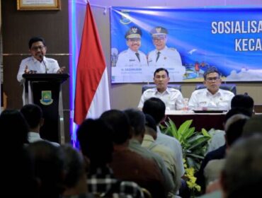 Wali Kota Tangerang Sachrudin saat membuka sosialisasi Tata Pemerintahan (Foto : Diskominfo Pemkot Tangerang