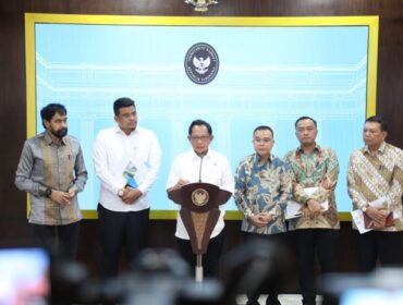 Menteri Dalam Negeri Tito Karnavian Saat memberikan keterangan pers kepada aak media doi Istana Negara (Foto : Puspen Kemendagri)