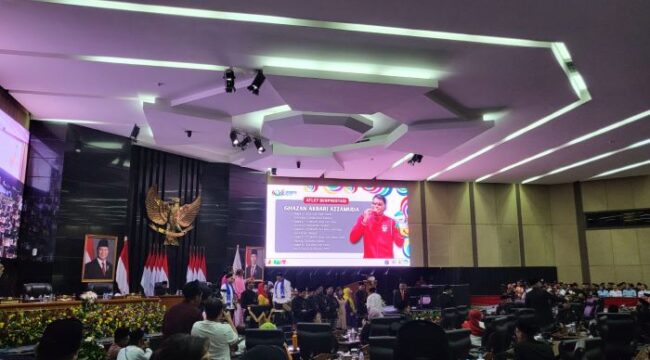 Suasana saat berlangsungnya Rapat Paripurna Istimewa dalam rangka HUT Jakarta ke 498  (Foto : Ist)