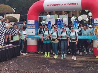 Ratusan pesertan Discovery Ancol Fun Run 2025 saat melakukan Start. (Foto : Sirhan/ Jejaknarasi.id.)
