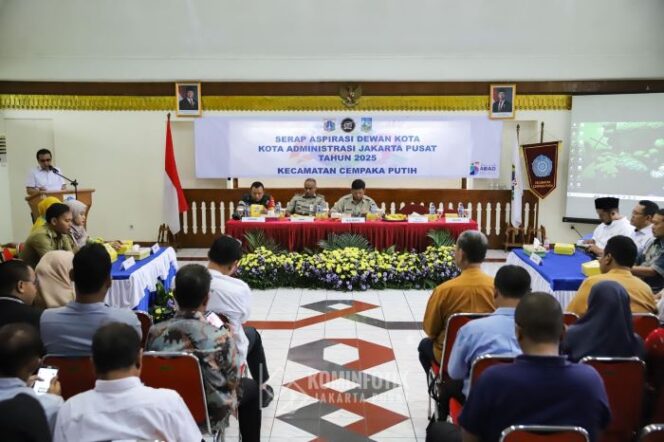 
					Suasana saat berlangsunganya kegiatan Serap Aspirasi (Foto : Kominfotik Jakpus)