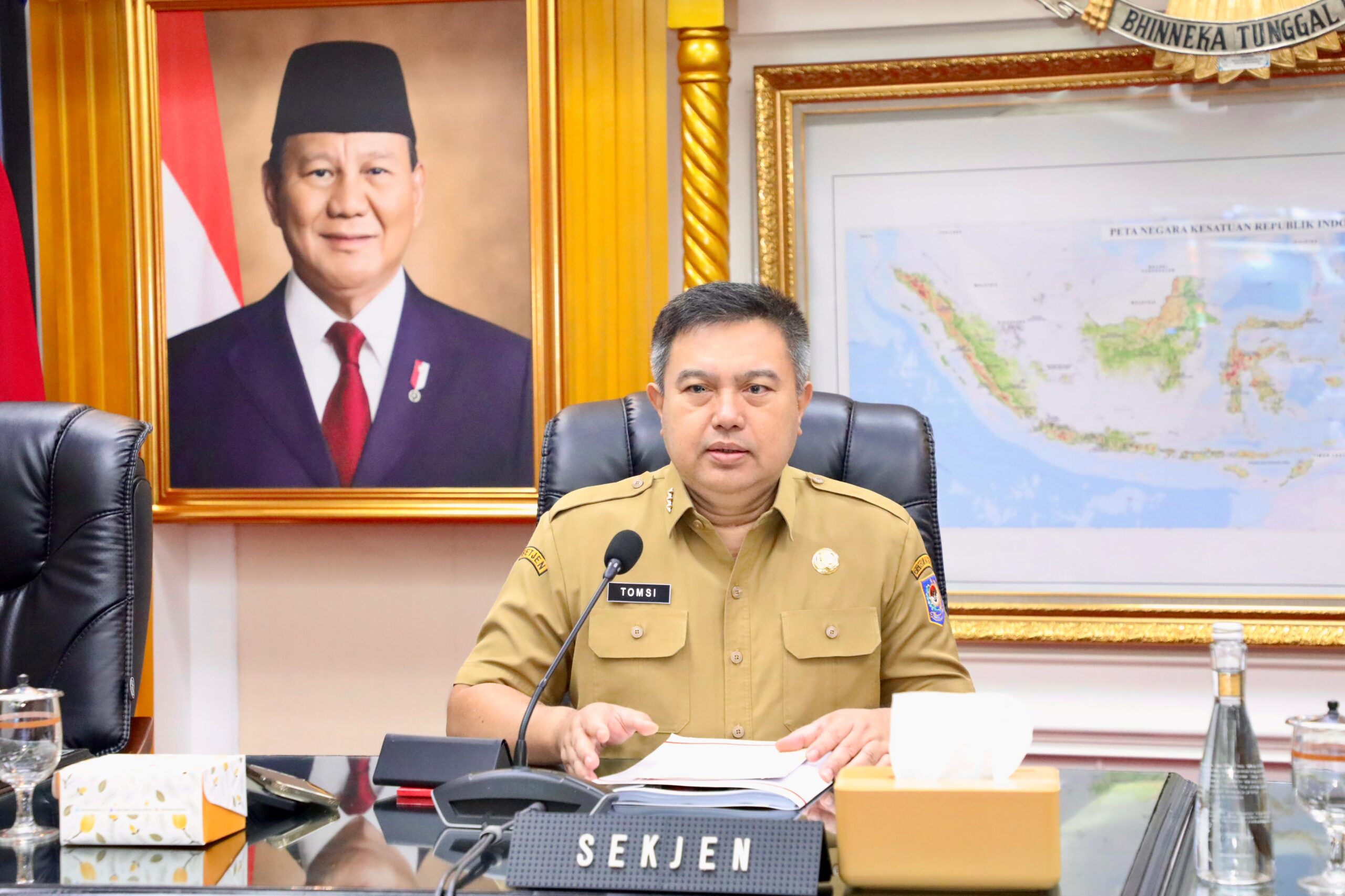 Sekjen Kemendagri Tomsi Tohir ( Foto : Puspen Kemendagri)