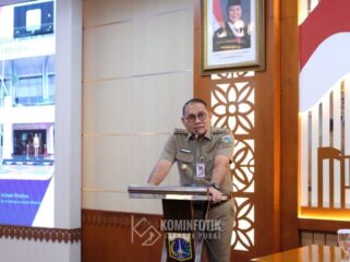 Wali Kota Administrasi Jakarta Pusat Arifin saat membuka sosialisasi dan coaching clinic P3S (Foto : Kominfotik Pemkot Jakpus)