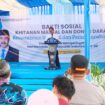 Menteri Imipas, Agus Andrianto saat menghadiri acara bakti sosial di Kabupaten Tangerang, Kamis (14/08/2025). (Foto: Istimewa)