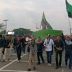 HMI Cabang Serang saat melakukan orasi. (Foto: Istimewa)