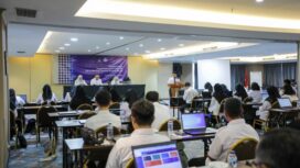Suasana pelatihan pengelolaan sistem Data Pokok Pendidikan (Dapodik) dan Learning Content Management System (LCMS). (Foto : Humas Kemensos)