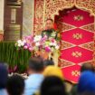 Panglima TNI Jenderal TNI Agus Subiyanto saatt memberikan sambutan dalam HUT ke 57 IKKT (Foto : Puspen TNI)