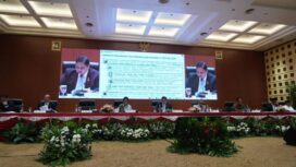 Menko Perekonomian Airlangga Hartarto saat menyampakan Rancangan APBN dan Nota Keuangan Tahun Anggaran 2026. (Foto : Humas Kemenko Perekonomian)