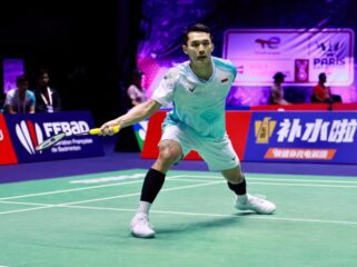 Pebulutangkis Tunggal Putra Indonesia Jonatan Christie lolos babak kedua Kejuaraan Dunia BWF 2025. (Foto : PBSI)