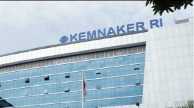 
					Ilustrasi Gedung Kemenaker Jakarta ( Foto: Ist)