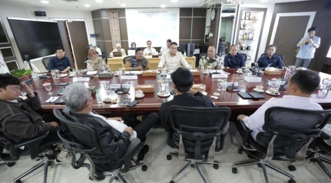 Suasana pertemuan antara Kemensos dengam Komdigi. (Foto : Humas Kemensos)