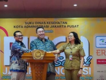 Wakil Wali Kota Administrasi Jakarta Pusat Eric Phalevi Zakaria Lumbun saat membuka Ring-1 Jakarta Inovasi Season 2 Konvensi Mutu. (Foto: Kominfotik Jakpus)
