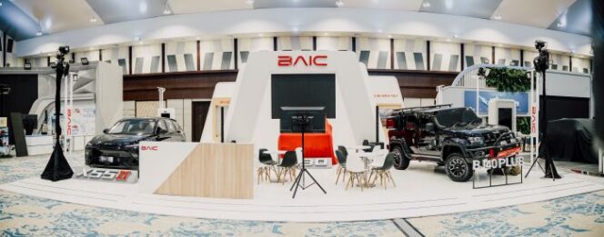 
					Stand BAIC Indonesia di GIIAS Semarang 2025 . (Foto : BAIC Indonesia)