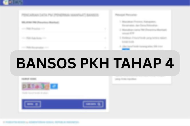
					Bansos PKH tahap 4 (Foto: 1st)
