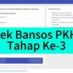 Cek Bansos PKH (Foto: 1st)