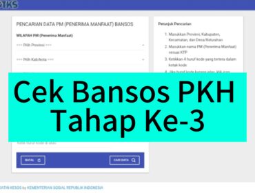 Cek Bansos PKH (Foto: 1st)