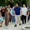 Gubernur Sumatera Utara, Bobby Nasution saat kunjungan ke Kabupaten Langkat ( Foto: 1st)