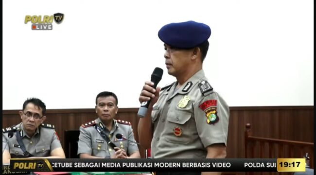 Bripka Rohmat, Sopir Rantis Pelindas Almarhum Affan Kurniawan (Foto: Youtube Polri TV)