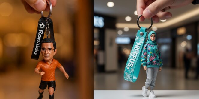 
					Prompt Unik Bentuk Miniatur 3D Gantungan Kunci di LMarena AI