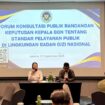 Kepala Biro Hukum dan Humas BGN, Khairul Hidayati, saat membuka Forum Konsultasi Publik terkait Rancangan Keputusan Kepala BGN tentang Standar Pelayanan Publik di lingkungan BGN,. ( Foto: Humas BGN)