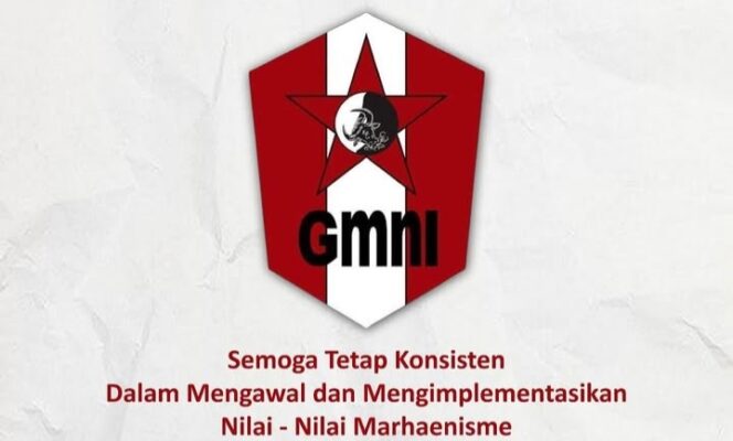 
					Logo Gerakan Mahasiswa Nasional Indonesia (GMNI). (Foto: 1st)