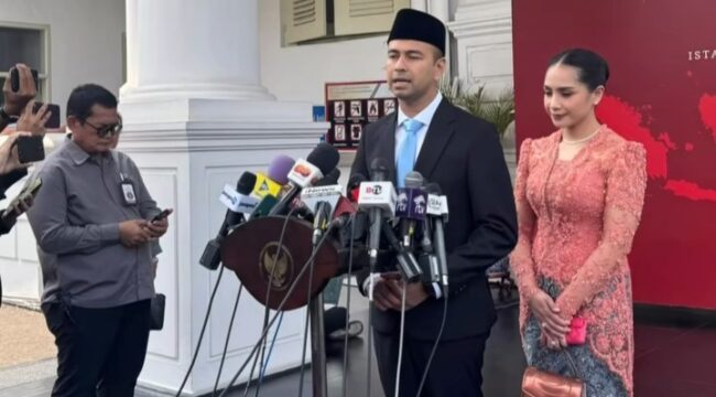 Raffi Ahmad bersama sang istri. (Foto: 1st)
