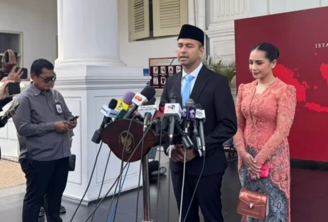 
					Raffi Ahmad bersama sang istri. (Foto: 1st)