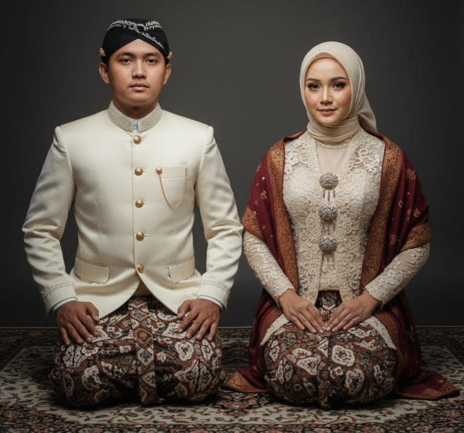 
					Foto Prewedding yang dihasilkan LMarena AI (Foto: Dok. Jejaknarasi.id)