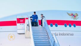 Presiden Prabowo Subianto Saat tiba di New York Amerika Serikat. (Foto : Setneg)