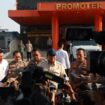 Presiden Prabowo Subianto saat memberikan keterangan kepada awak media usai menjenguk mpara korban kerusuhan di RS Bhayangkara Kramat Jati. (Foto : Setneg)