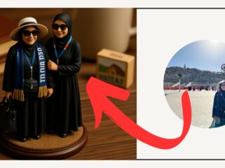 Miniatur figure yang dihasilkan Lmarena AI (Foto: Dok. Jejaknarasi.id)