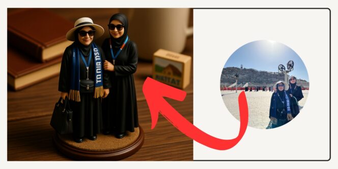 
					Miniatur figure yang dihasilkan Lmarena AI (Foto: Dok. Jejaknarasi.id)