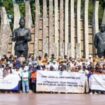 Sejumlah elemen masyarkat dan  pemerintahan kecamatan Menteng mneggelar  Deklarsi Damai Jaga Jakarta. (Foto : Kominfotik Pemkot Jakpus)