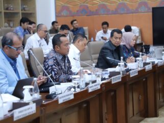 Mensesneg Prasetyo Hadi saat hadir dalam rapat bersama Komisi VI DPR RI. (Foto : Ist)