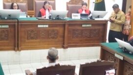 Suasan sidang putusan saat berlangsung . (Foto: Sirhan/Jejaknarasi.id)