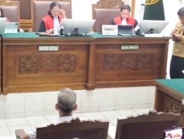 Suasan sidang putusan saat berlangsung . (Foto: Sirhan/Jejaknarasi.id)