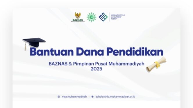 
					Buruan Daftar Bantuan Dana Kuliah S1 – S3 Kolaborasi Baznas dan PP Muhammadiyah, Ini Syaratnya
