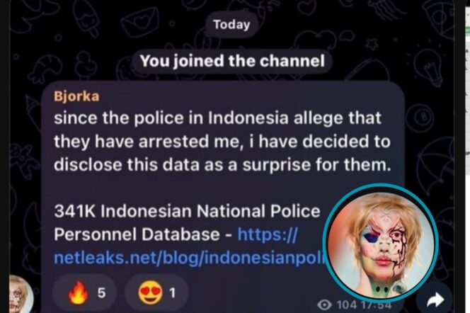 
					Isi Chat dari sosok yang mengaku Bjorka asli. (Foto: Tangkapan Layar akun X @dhadie_cat)