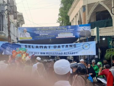 Suasana di lokasi haul habib ali alhabsyi (Foto: Dok. jejaknarasi.id)