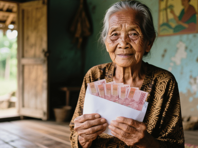 Ilustrasi penerima bansos tahap ke-4 (Foto: Lmarena)