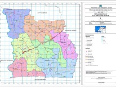 Peta Wilayah Administratif Tangerang Selatan