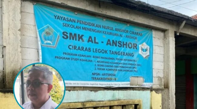 Kepala KCD Kabupaten Tangerang, Dinas Pendidikan Provinsi Banten, Ahmad Suheri (Foto: Istimewa)