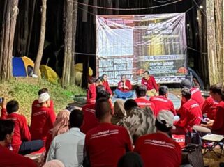 Suasana kegiatan refreshment dan koordinasi pengurus Dewan Pimpinan Daerah Kongres Advokat Indonesia (DPD K.A.I) Provinsi Jawa Timur  di trawas Mojokerto. (Foto : ist)