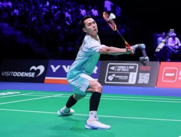  Pebulutangkis Tunggal Putra Indonesia Jonatan Christie Juara Denmark Open 2025. (Foto: PBSI)
