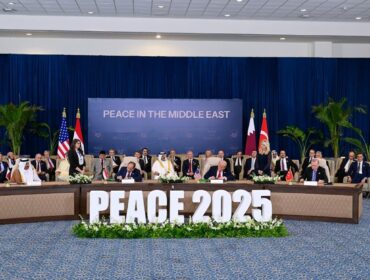 Suasana KTT Perdamaian Sharm El-Sheikh. (Foto: Kemensesneg)