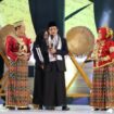 Menteri Agama (Menag) Nasaruddin Umar saat membuka Musabaqah Qira’atil Kutub (MQK) Internasional 2025 di Pesantren As’adiyah di Wajo, Sulawesi Selatan. (Foto : Humas Kemenag)