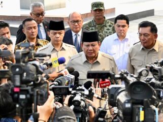 Presiden  Prabowo Subianto . (Foto ; Sesneg)