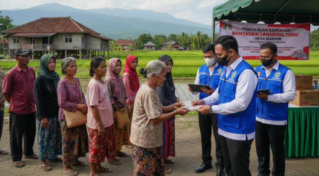 Ilustrasi Penyaluran BLT Tahap Ke II 2025 (Foto: Lmarena)